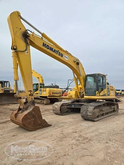 Front of used Komatsu Excavator